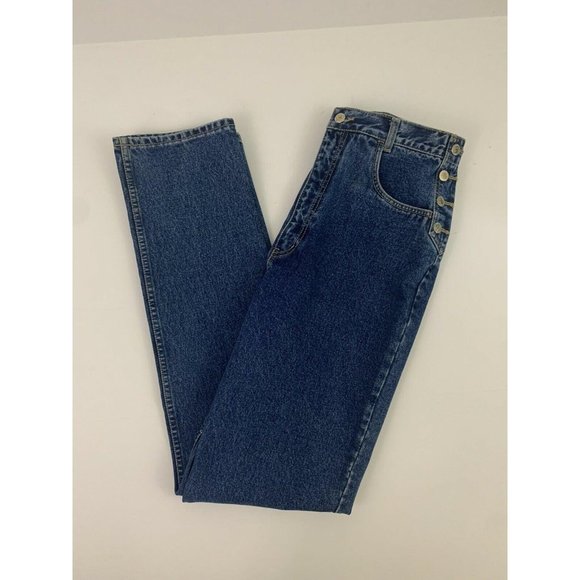 Vintage Lawman Women 15/16 Denim Western Jeans - Picture 4 of 10